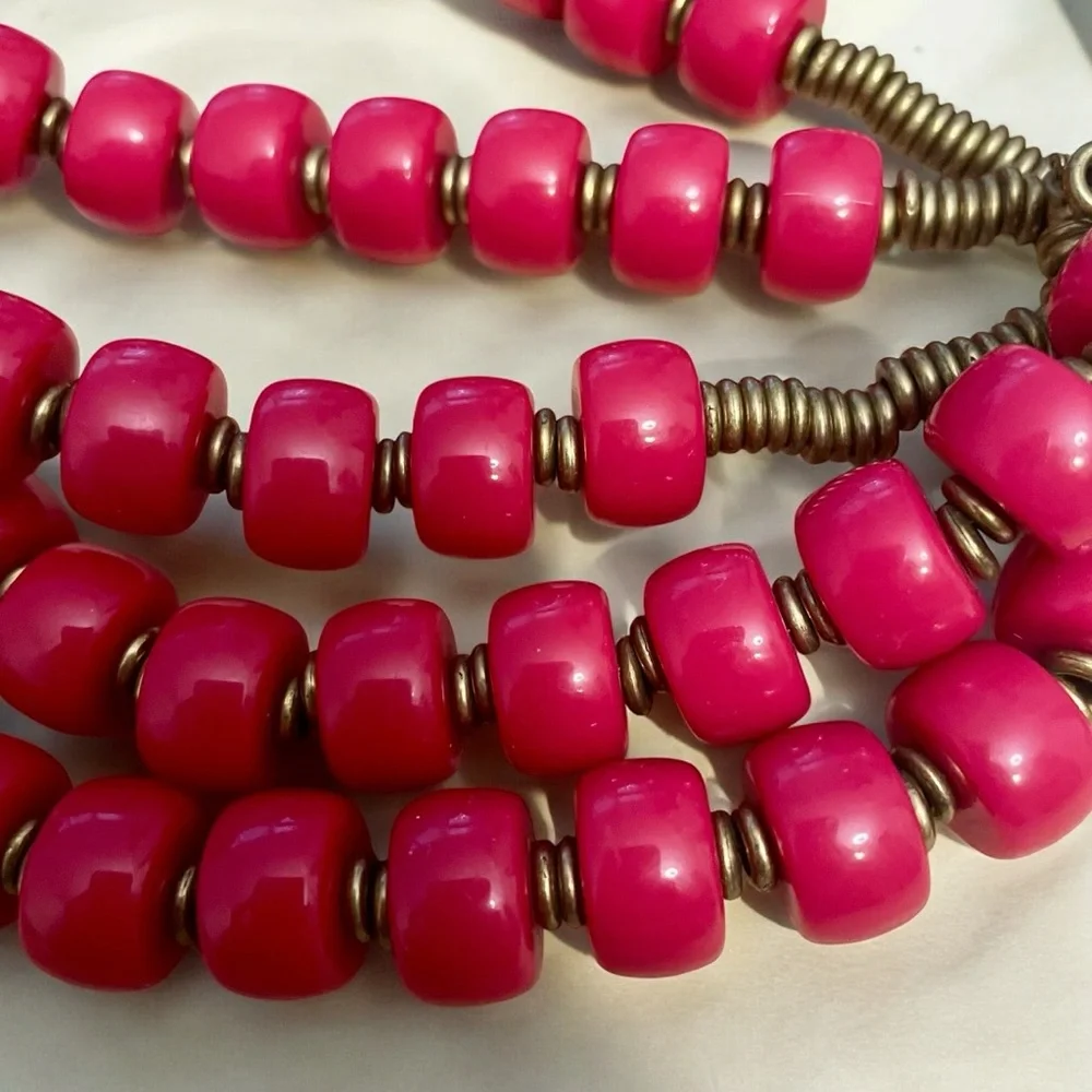 Premier Designs Pink Beaded Necklace